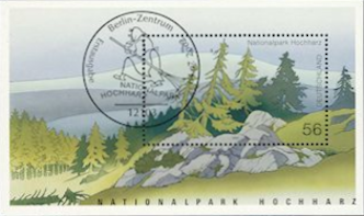 Nationalpark Harz Briefmarke a