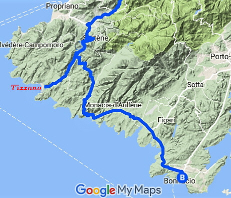 Route Bastellica - Bonifatio 2a